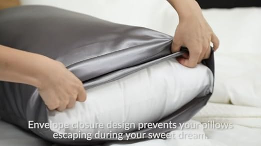 100% Natural Mulberry Silk Pillowcase – Soft, Cooling & Smooth for Hair & Skin