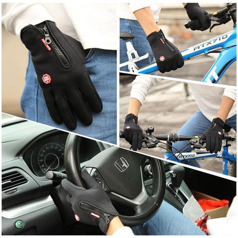 Warm Winter Gloves, Windproof, Waterproof, Touchscreen Compatible