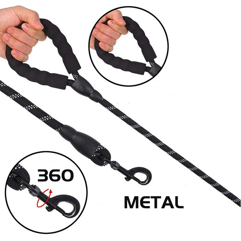 UltraSafe Pro Reflective Dog Lead – Breakaway, Padded & Quick Release
