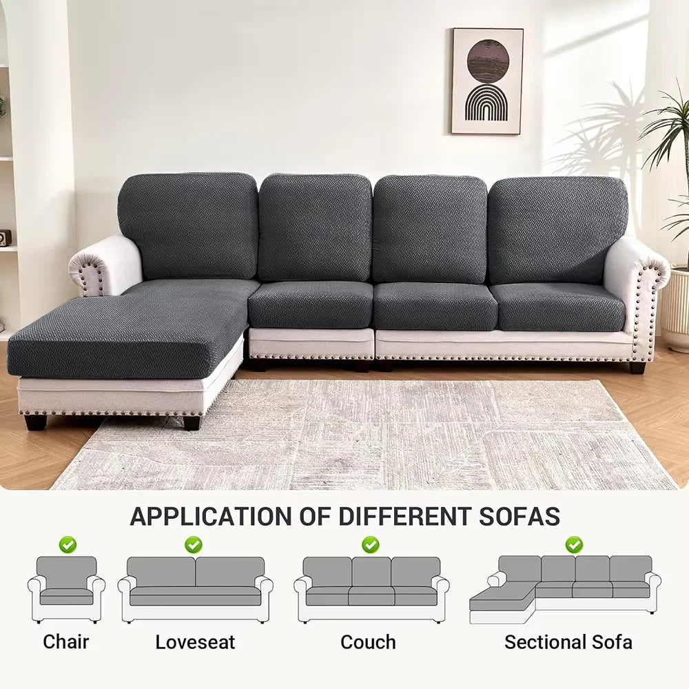 Premium Stretch Velvet Sofa Cover – Washable, Non-Slip, Pet & Kid Friendly