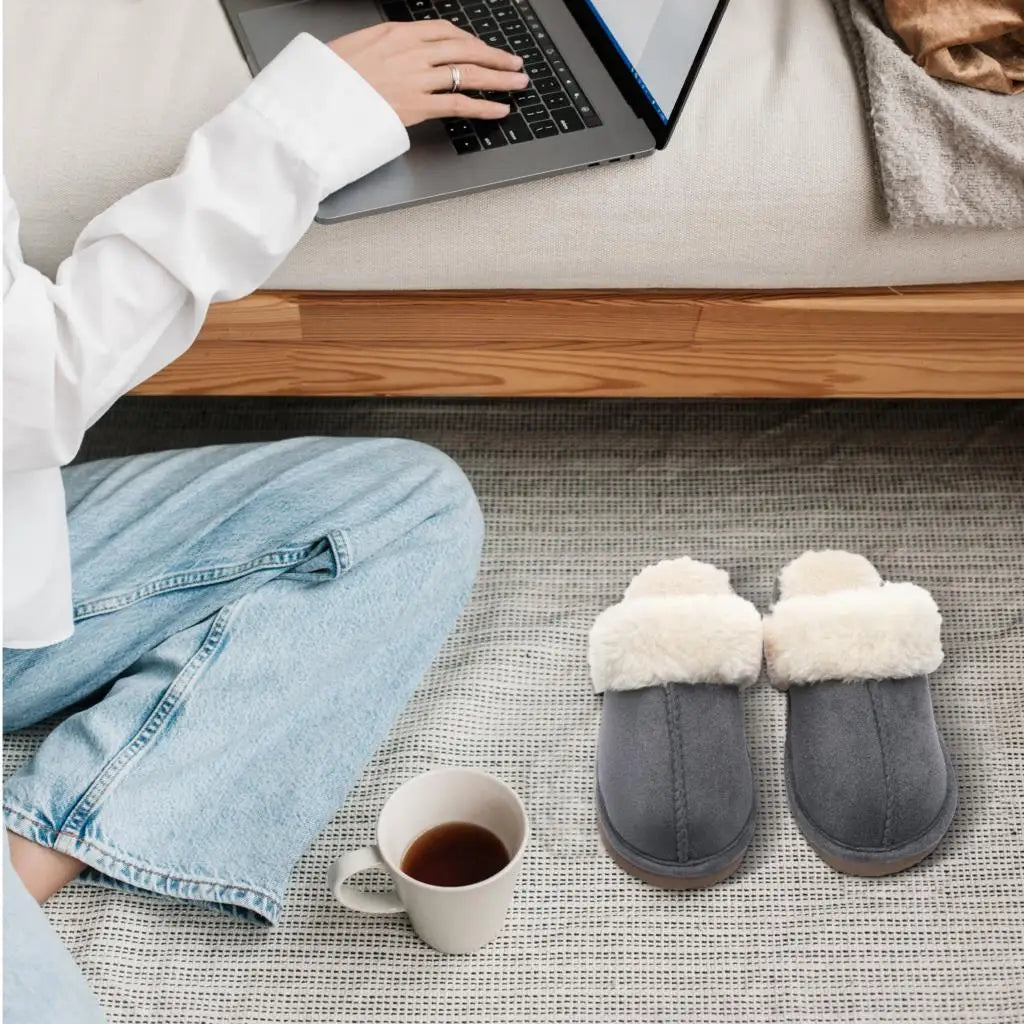 ComfyFur Women's Memory Foam Slippers