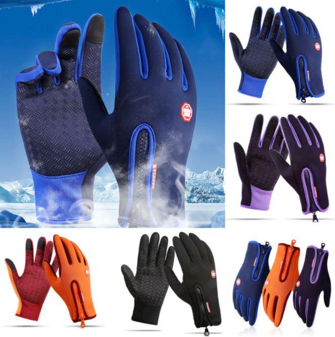Warm Winter Gloves, Windproof, Waterproof, Touchscreen Compatible