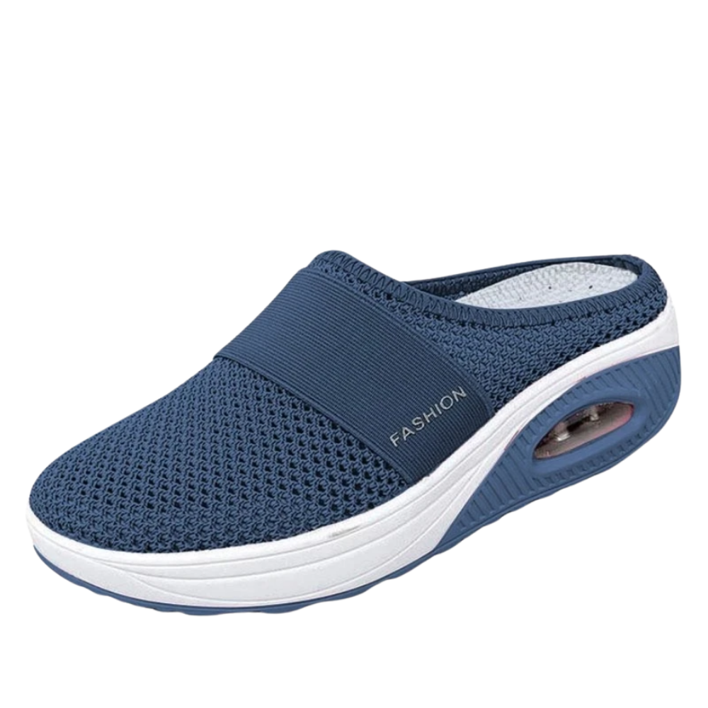 Air-cushion diabetic slip-on shoes