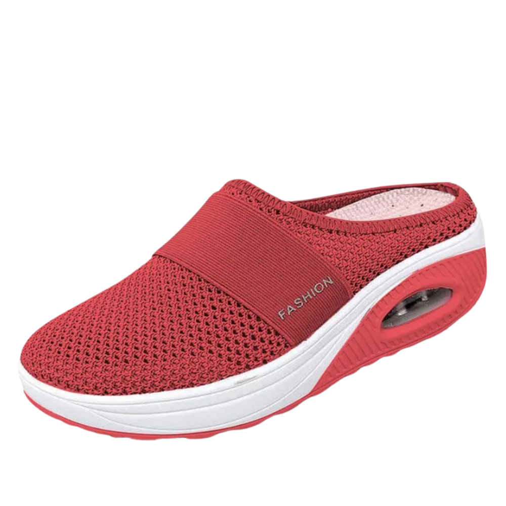 Air-cushion diabetic slip-on shoes