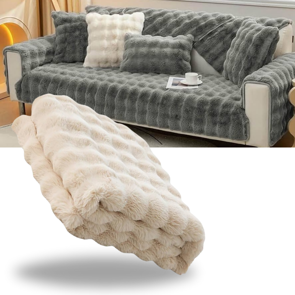 Luxurious Polyester Plush Couch Covers