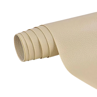 Self-adhesive leather repair patch