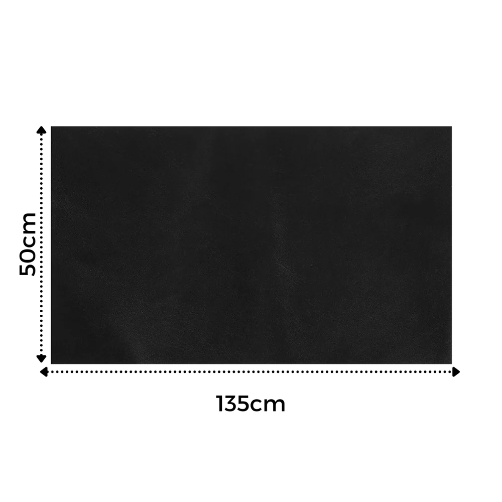 Self-adhesive leather repair patch