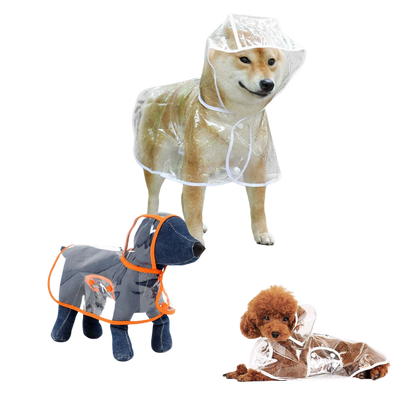 Hooded Raincoat for Dogs