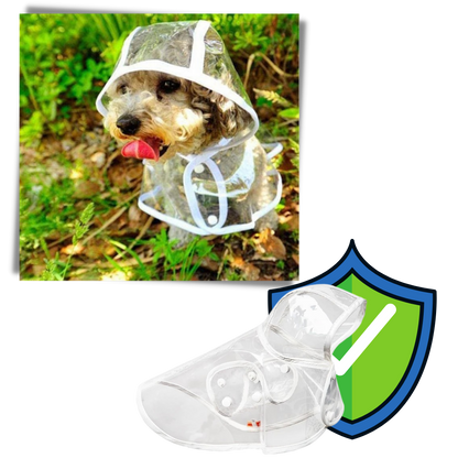 Hooded Raincoat for Dogs