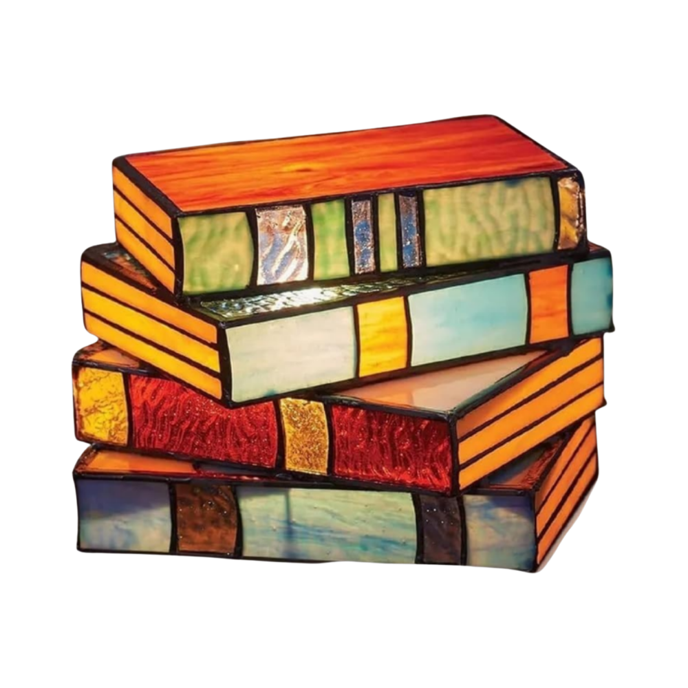 Timeless Stacked Books Lamp