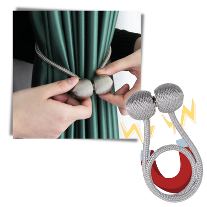 2-Pack Magnetic Curtain Buckles