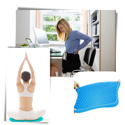 Gel seat cushion for pressure relief