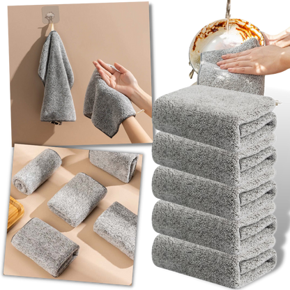 Absorbent Microfiber Bamboo Dishcloth