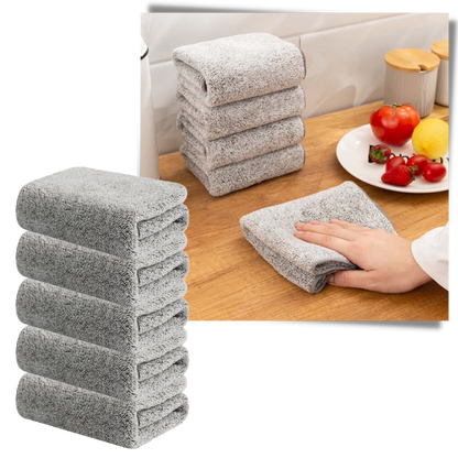 Absorbent Microfiber Bamboo Dishcloth