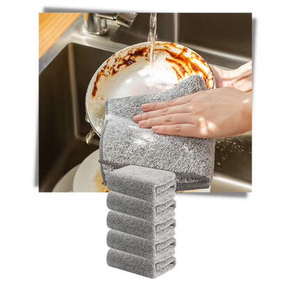 Absorbent Microfiber Bamboo Dishcloth