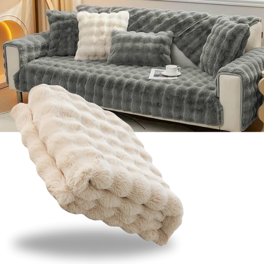 Luxurious Polyester Plush Couch Covers