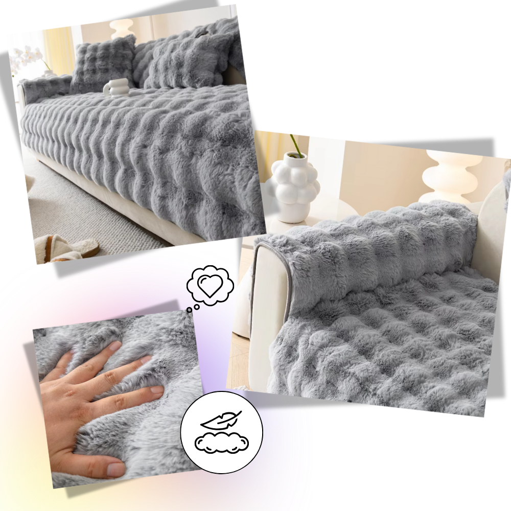Luxurious Polyester Plush Couch Covers