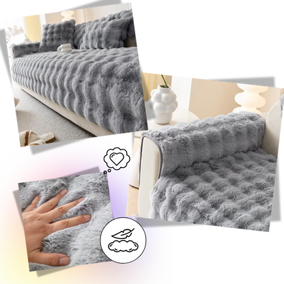 Luxurious Polyester Plush Couch Covers