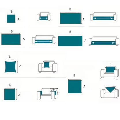 Luxurious Polyester Plush Couch Covers