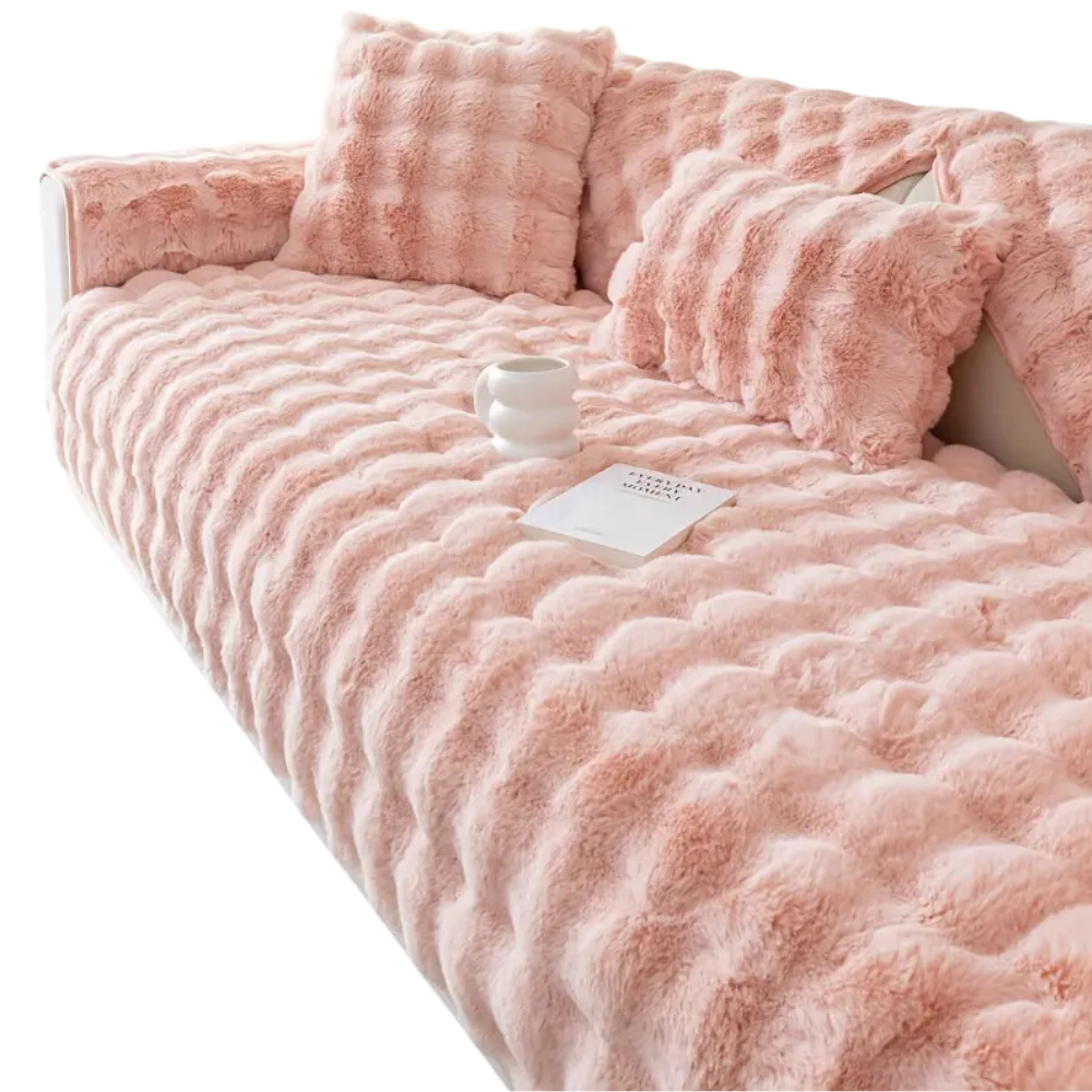 Luxurious Polyester Plush Couch Covers