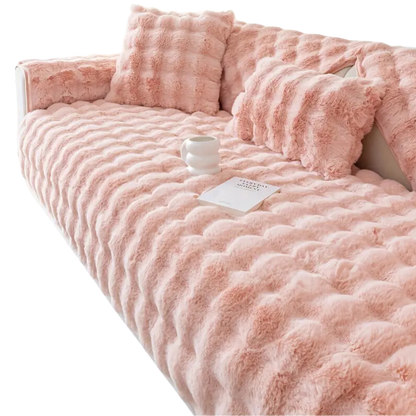 Luxurious Polyester Plush Couch Covers