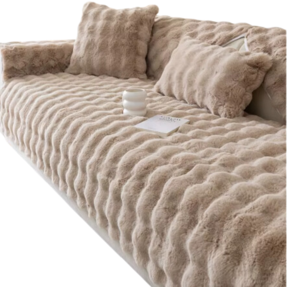 Luxurious Polyester Plush Couch Covers