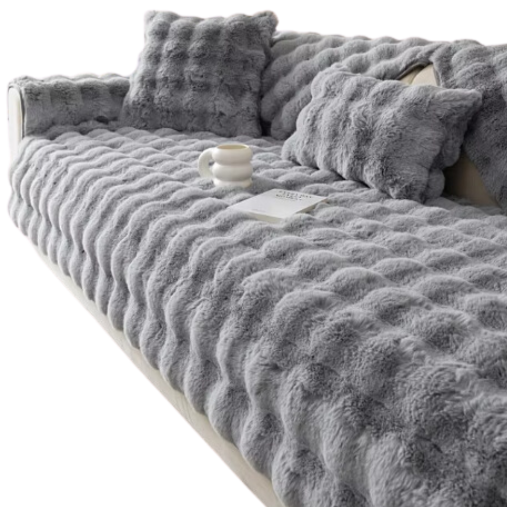 Luxurious Polyester Plush Couch Covers