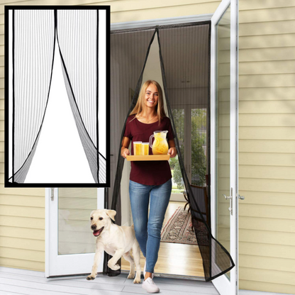 Magnetic Mosquito screen for doors