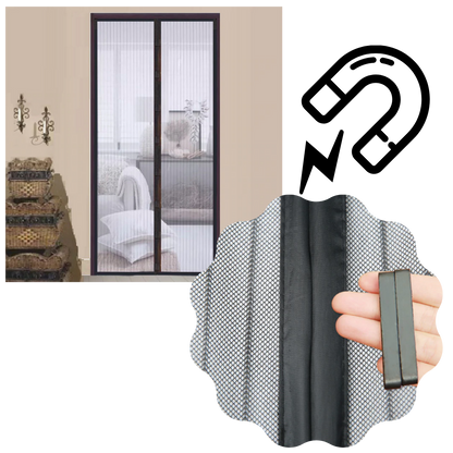 Magnetic Mosquito screen for doors