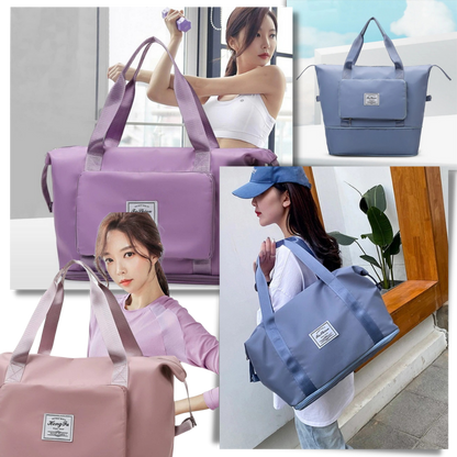 Multi use expandable and foldable travel bag