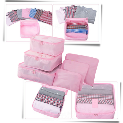 Set of 6 Small Travel Bags for Suitcase