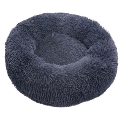 Fluffy Plush Donut Pet Bed