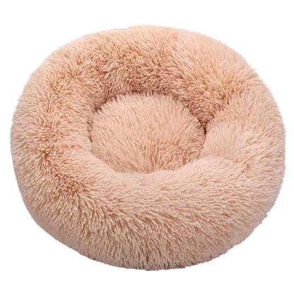 Fluffy Plush Donut Pet Bed