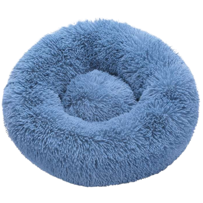 Fluffy Plush Donut Pet Bed